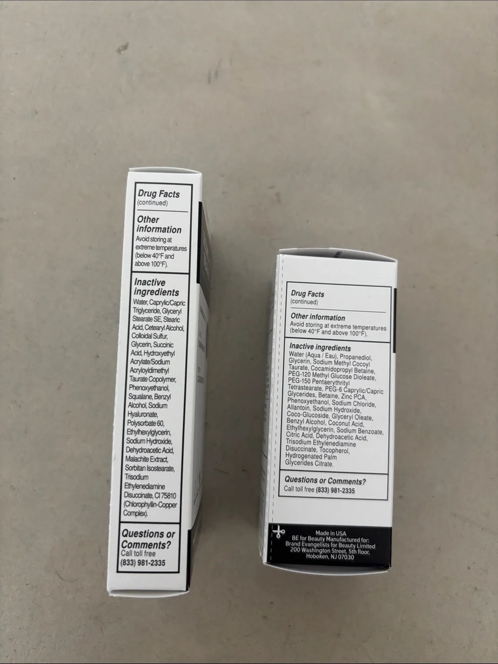 NIB The Inkey List bundle: Succinic Acid Treatment and Salicylic Acid Cleanser